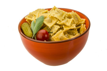 Ravioli with herbs