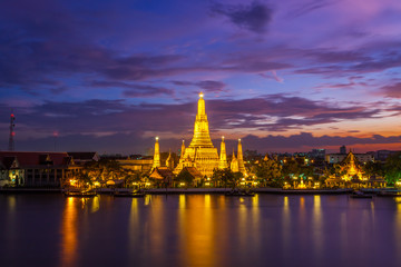 The beautiful landscape at Wat Pho , Bangkok,Thailand