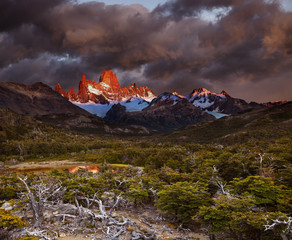 Mount Fitz Roy at sunrise
