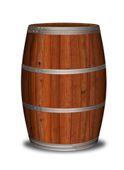 Fototapeta premium Holzfass, Weinfass, Bierfass
