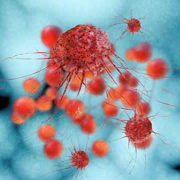 Cancer cells - 3d Rendering