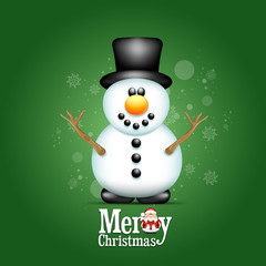 Merry Christmas postcard