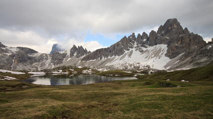 lago dei piani e monte Paterno - Dolomiti