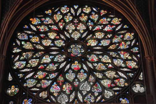 Rose Window Of The Sainte Chapelle