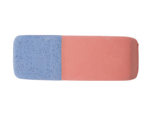 Eraser isolated on a white background.