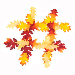 Autumn Leaf Hashtag