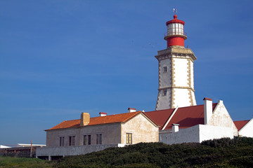 Espichel Cape lighthouse in Sesimbra.
