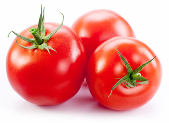 Ripe red tomatoes. © volff
