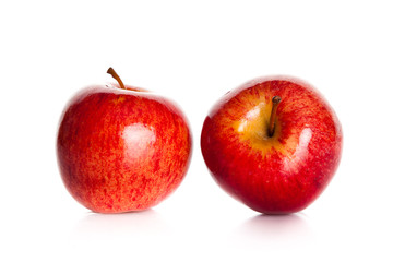 apples  isolated on white background