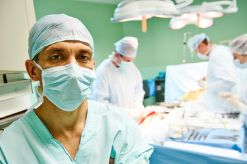Male surgeon portrait