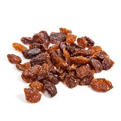 raisins isolated on white background