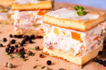Cream appetizer