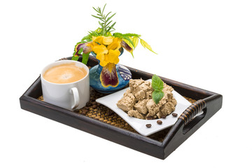 Coffee with Sunflower Halva