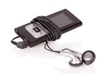 mp4 player isolated on a white background