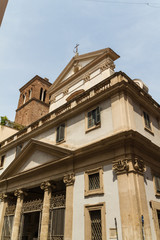 Obraz premium Great church in center of Rome, Italy.