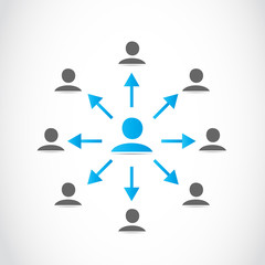 Business people network