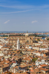 Panoramic views of Venice from Campanile di San Marco. Venice