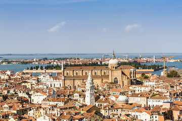 Obraz premium Panoramic views of Venice from Campanile di San Marco. Venice