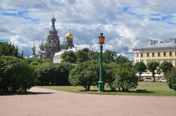 Fototapeta na wymiar Kościół Zbawiciela na Krwi, St Petersburg, Rosja
