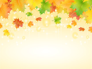 Herbst Hintergrund Sterne funkeln