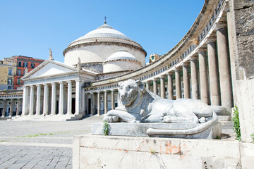 Piazza del Plebiscito, Naples, Italy