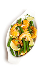 Bean Salad with Shrimp