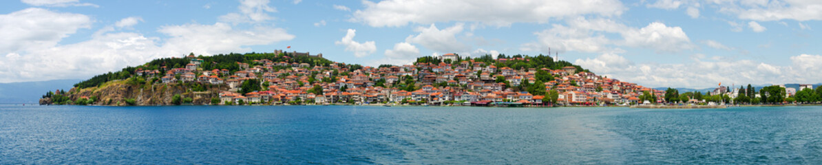 Fototapeta na wymiar Cityscape of Ohrid, Macedonia