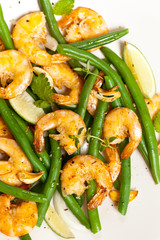 Grilled Shrimp and Green Bean Salad