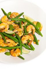 Grilled Shrimp and Green Bean Salad