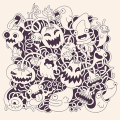 Halloween vector background