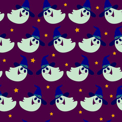 purple ghost pattern