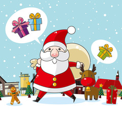 Christmas and New Year card