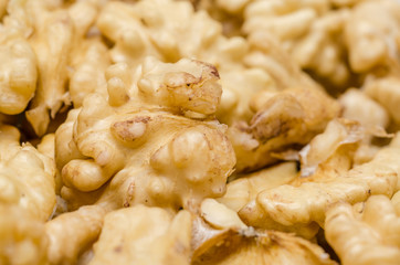 Fresh Walnuts Close Up Details Background