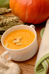 Hokkaido pumpkin cream soup