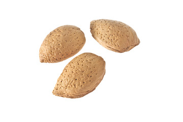 three almonds