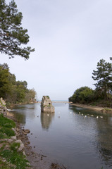 Naklejka premium Ruinen in Olympos bei Kemer - Türkei