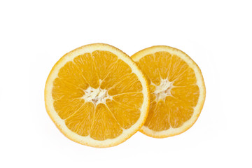 two orange slices