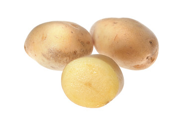 two potatoes and half