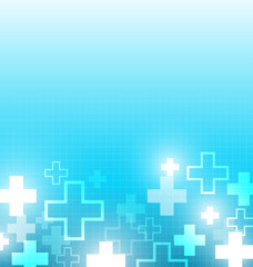 Blue medical design