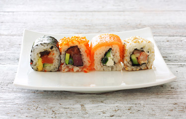 Sushi pieces collection