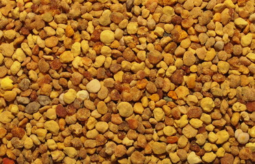 fresh bee pollen background