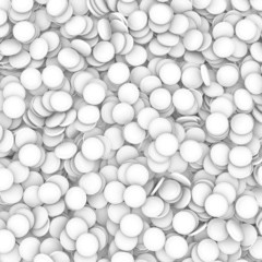 blank coins background - computer generated 3d render