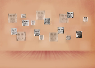 Black and white digital interface