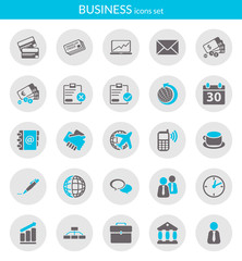 Icons about business