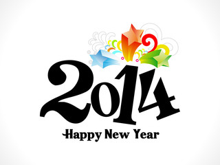 abstract new year explode text