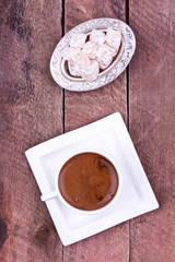 turkish coffee and turkish delight