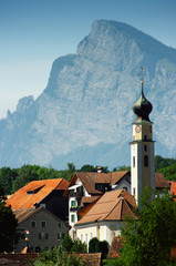 Swiss church in the Alps