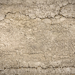 Textured background:  Closeup abstract cracked clay background