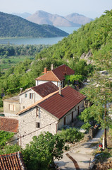 Fototapeta na wymiar Godinje Village, Montenegro