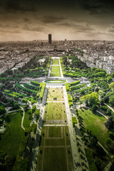 panorama di Parigi dallaTour Eiffel